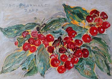 Original Expressionism Food & Drink Paintings by Agnieszka Praxmayer