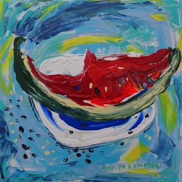 Print of Expressionism Food & Drink Paintings by Agnieszka Praxmayer