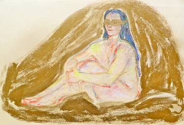 Print of Fine Art Nude Drawings by Agnieszka Praxmayer