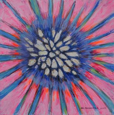 Print of Abstract Expressionism Floral Paintings by Agnieszka Praxmayer