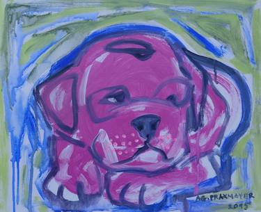 Original Dogs Paintings by Agnieszka Praxmayer