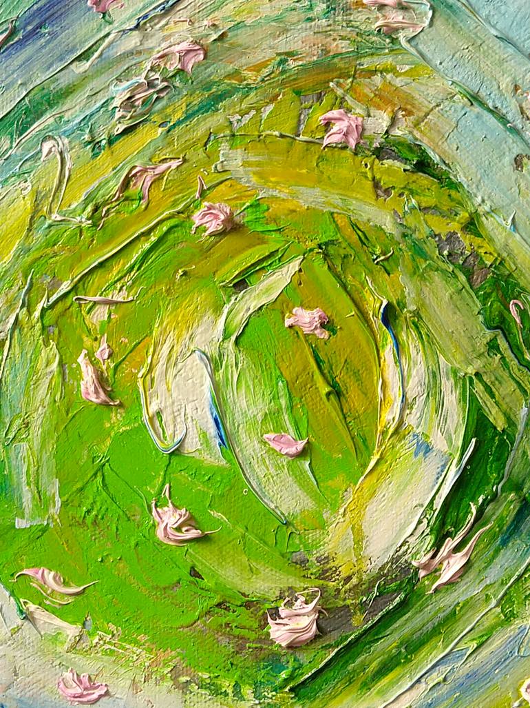 Original Abstract Expressionism Abstract Painting by Agnieszka   Praxmayer