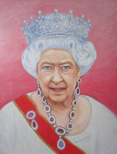 Portrait of Queen Elisabeth II thumb