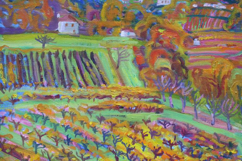 Original Expressionism Landscape Painting by Katia Weyher