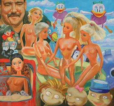 Print of Humor Paintings by Katia Weyher