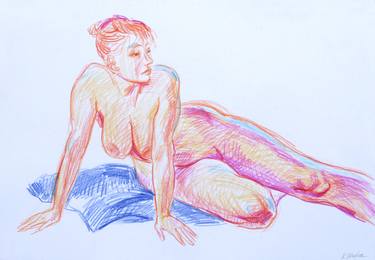 Print of Figurative Nude Drawings by Katia Weyher