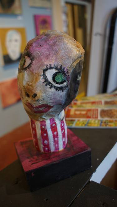 Original Figurative People Sculpture by Joyce Thornburg