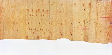 Plywood Wall in Snow thumb