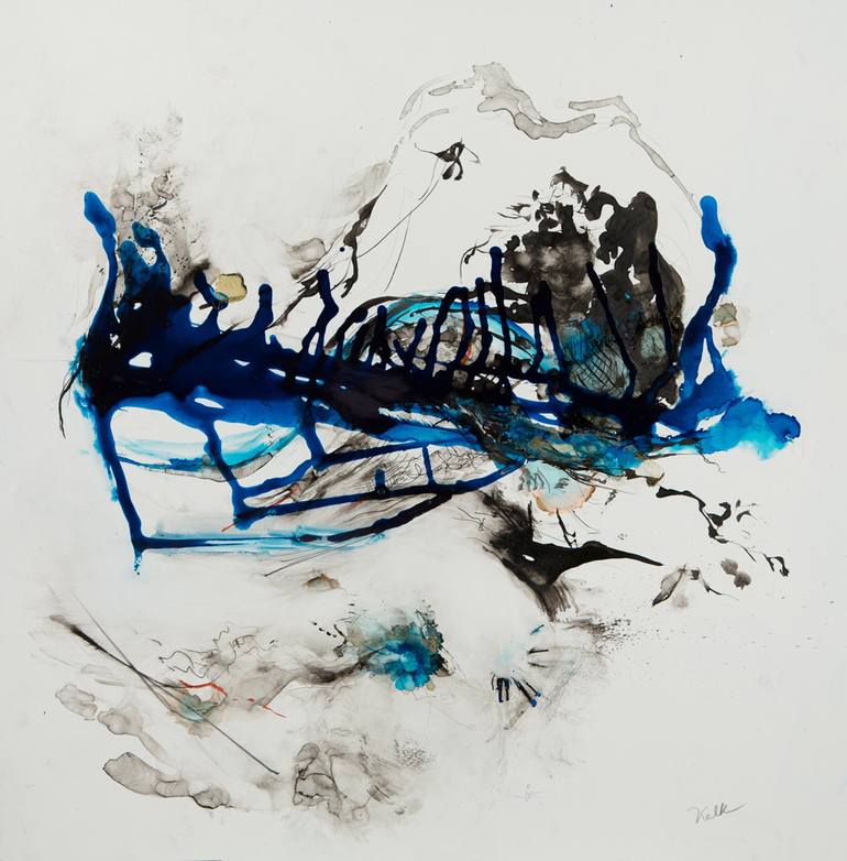 Water Boat (Antarctica) Drawing by Margie Kelk | Saatchi Art