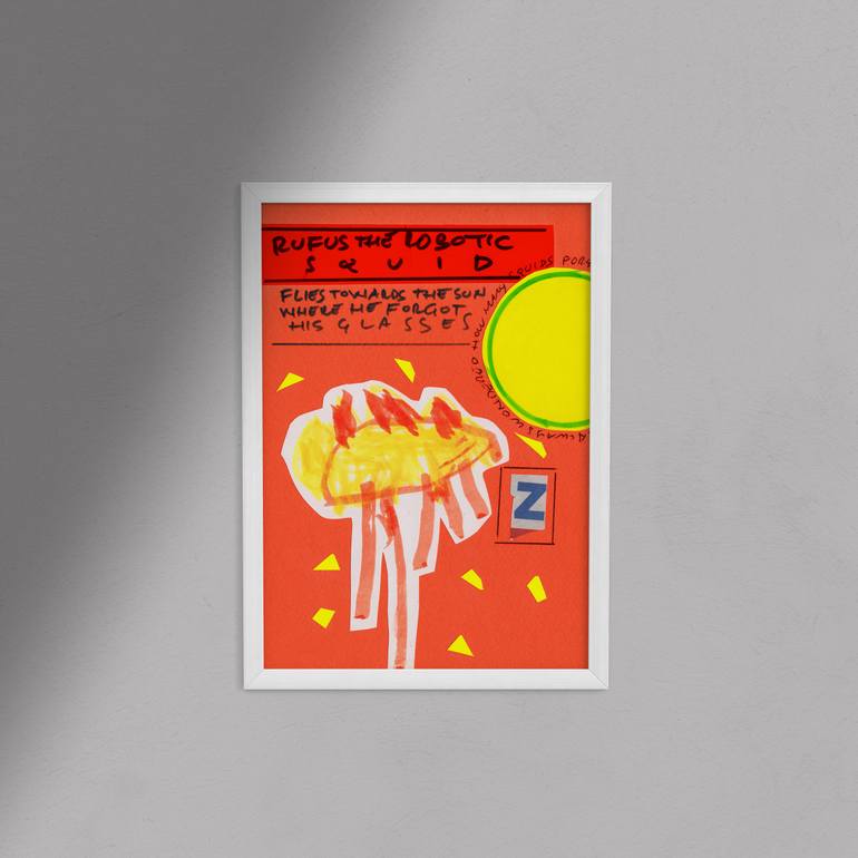 Original Conceptual Cartoon Mixed Media by Thomas Kast