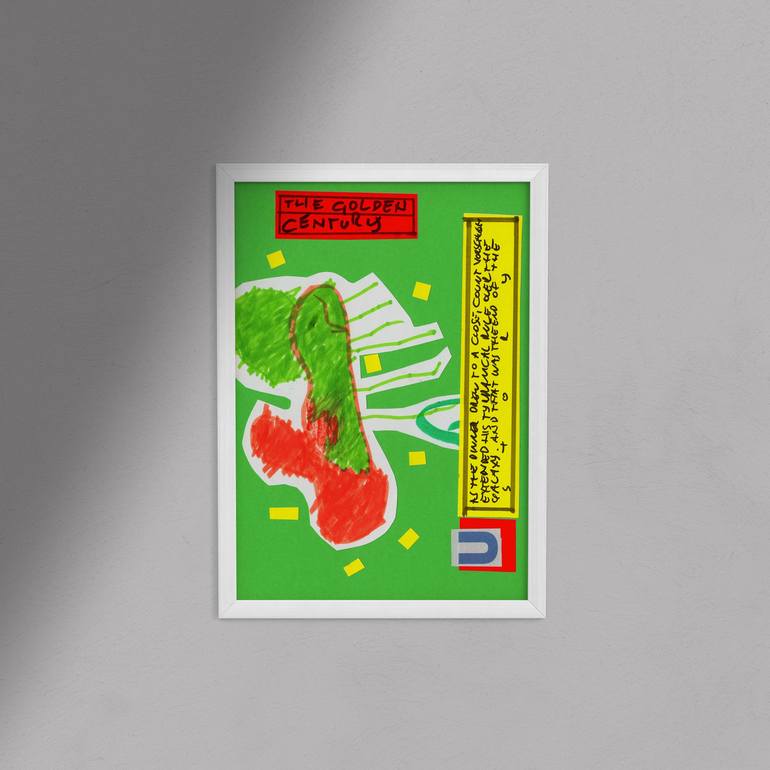 Original Conceptual Cartoon Mixed Media by Thomas Kast