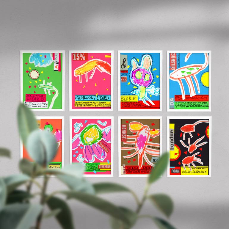 Original Conceptual Cartoon Mixed Media by Thomas Kast