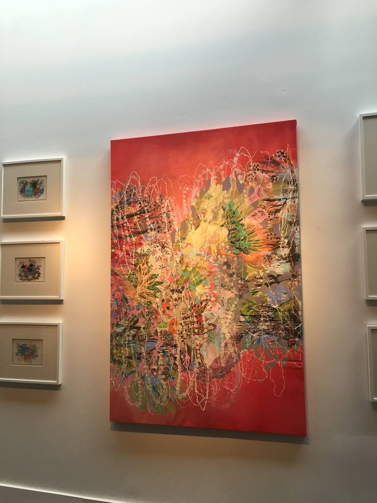 Original Abstract Nature Painting by Lia Porto
