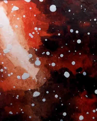 Original Abstract Outer Space Paintings by Sarah Eva Manson