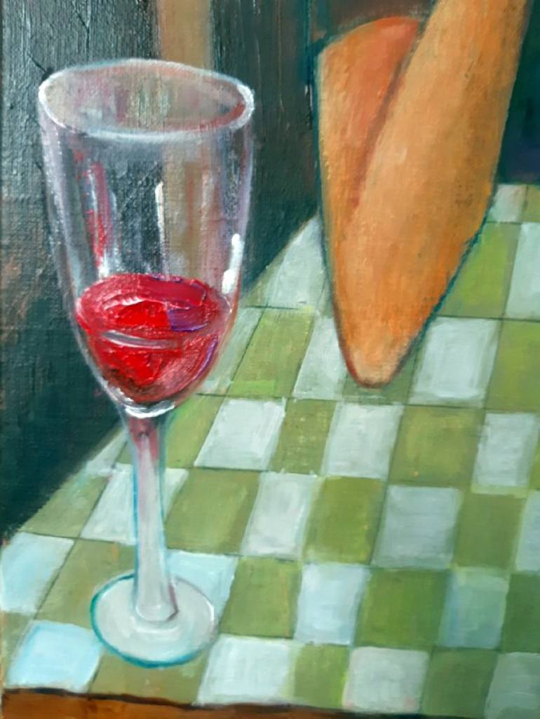 Original Contemporary Food & Drink Painting by Zakir Akhmedov