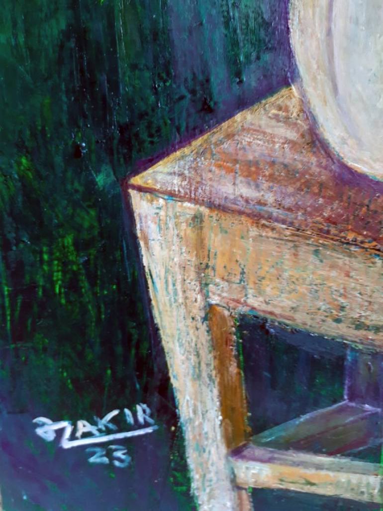 Original Conceptual Abstract Painting by Zakir Akhmedov