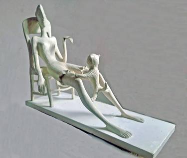 Original Art Nouveau Men Sculpture by Zakir Akhmedov