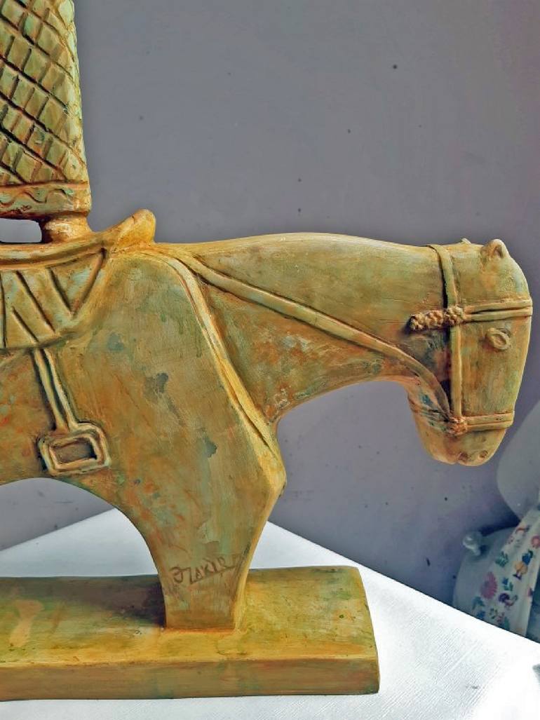 Original Symbolism Men Sculpture by Zakir Akhmedov