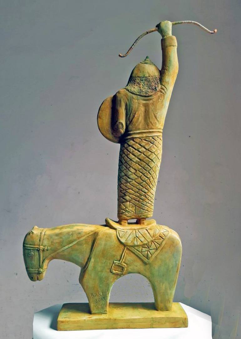 Original Symbolism Men Sculpture by Zakir Akhmedov