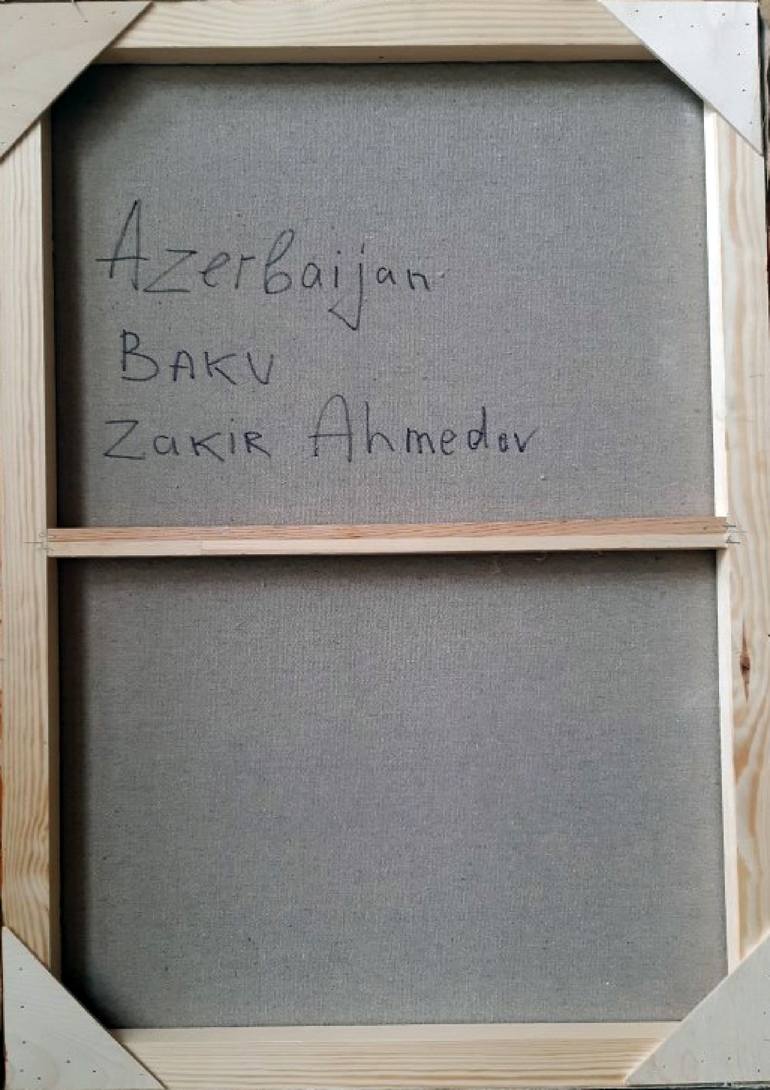 Original Contemporary Erotic Painting by Zakir Akhmedov