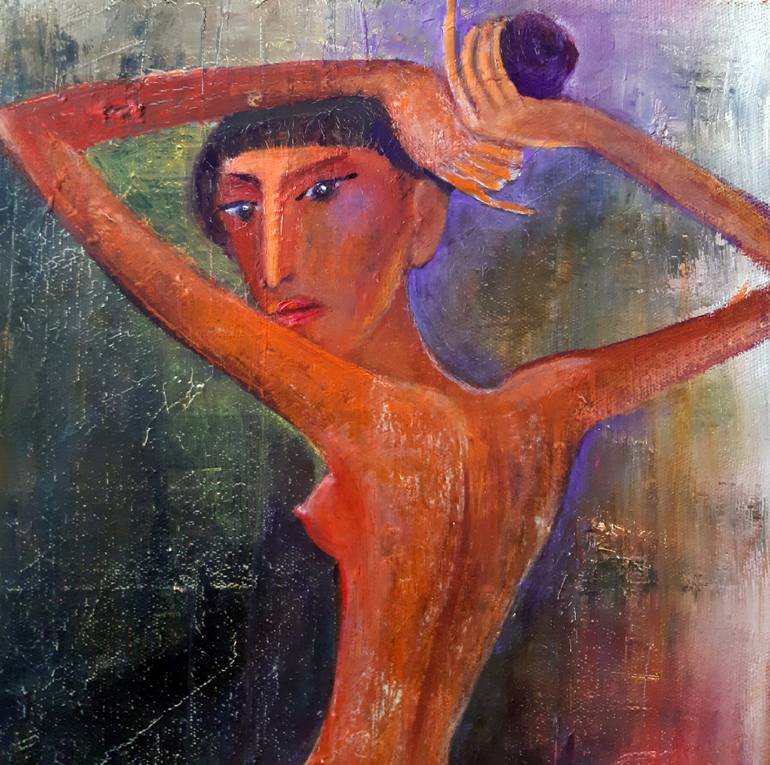 Original Contemporary Erotic Painting by Zakir Akhmedov