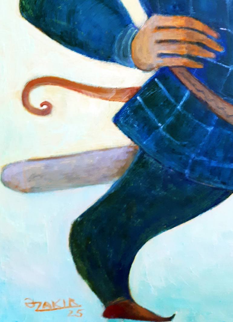 Original Contemporary Men Painting by Zakir Akhmedov