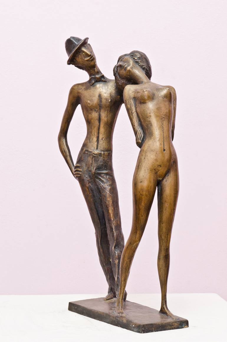 Original Modern Nude Sculpture by Zakir Akhmedov