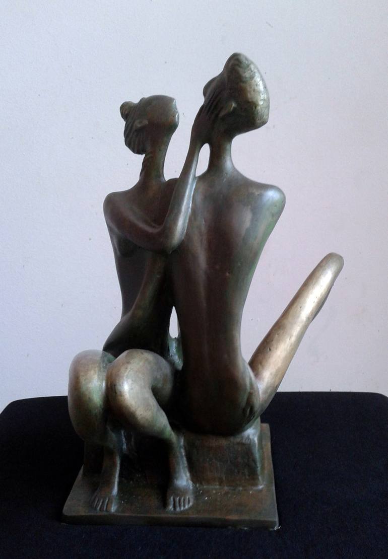 Original Modern Love Sculpture by Zakir Akhmedov