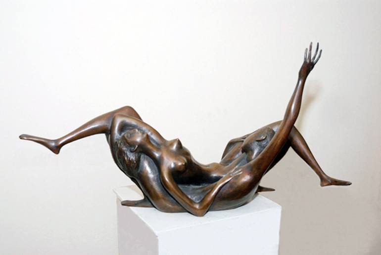 Original Modernism Love Sculpture by Zakir Akhmedov