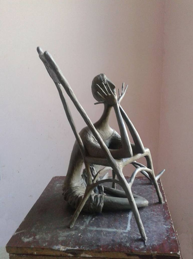 Original Modern Nude Sculpture by Zakir Akhmedov