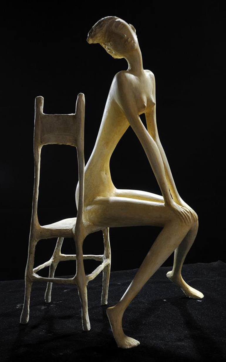 Original Modernism Love Sculpture by Zakir Akhmedov