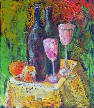 Original Modern Still Life Paintings by Zakir Akhmedov