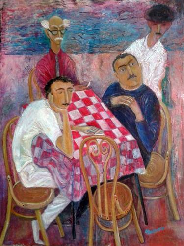 Original Impressionism Men Paintings by Zakir Akhmedov