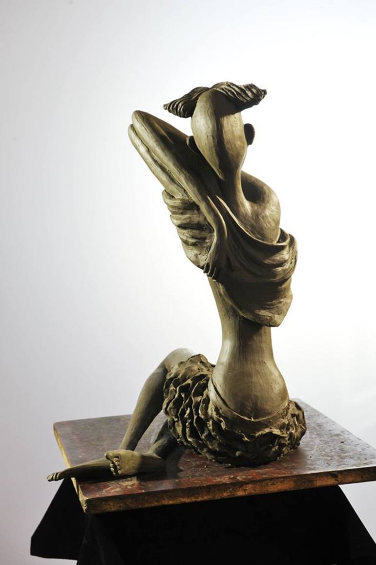 Original Abstract Expressionism Erotic Sculpture by Zakir Akhmedov