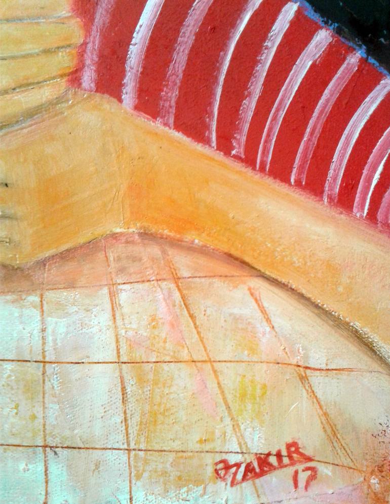Original Modernism People Painting by Zakir Akhmedov