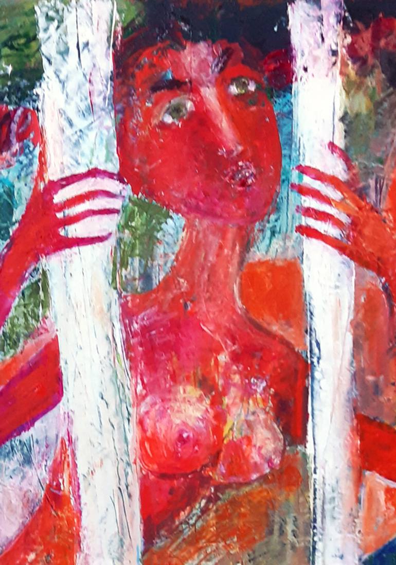 Original Erotic Painting by Zakir Akhmedov