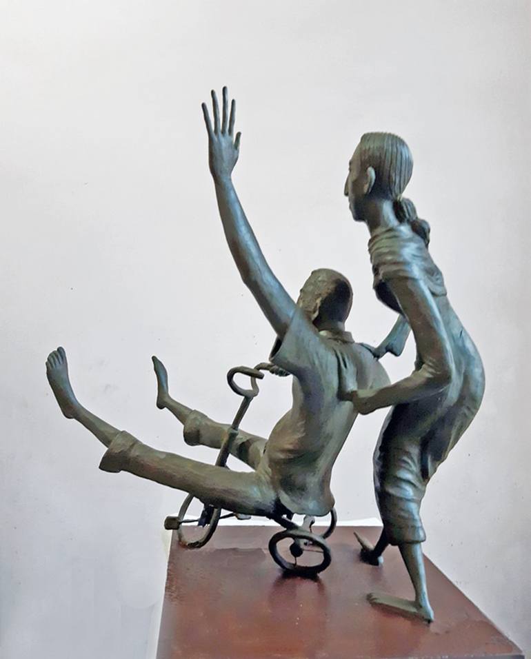 Original Family Sculpture by Zakir Akhmedov