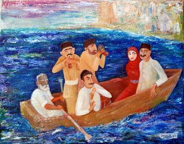 Original Impressionism Family Paintings by Zakir Akhmedov