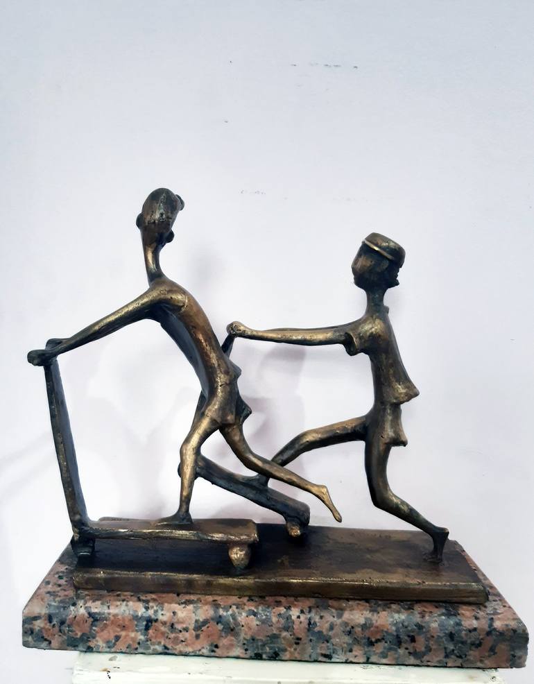Original Children Sculpture by Zakir Akhmedov