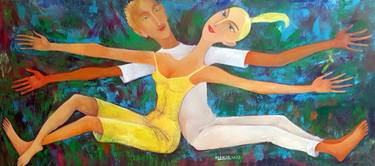Original Figurative Love Paintings by Zakir Akhmedov