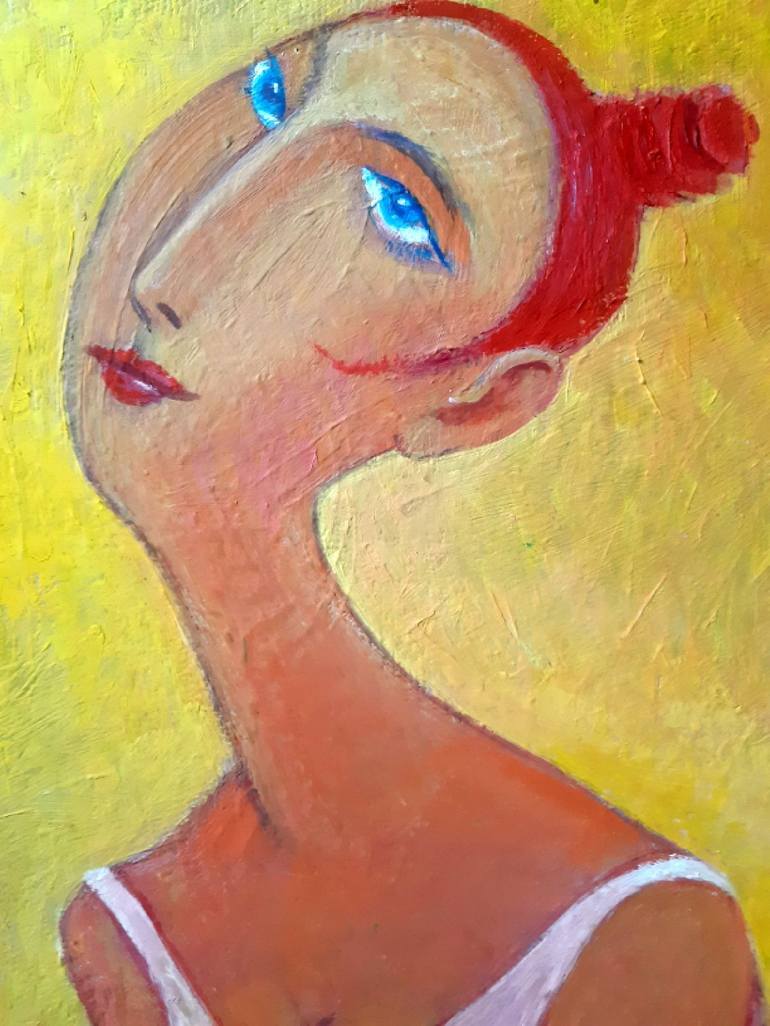 Original Contemporary Women Painting by Zakir Akhmedov