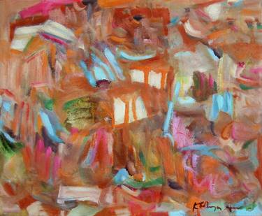 Original Abstract Expressionism Abstract Paintings by Kathryn Arnold