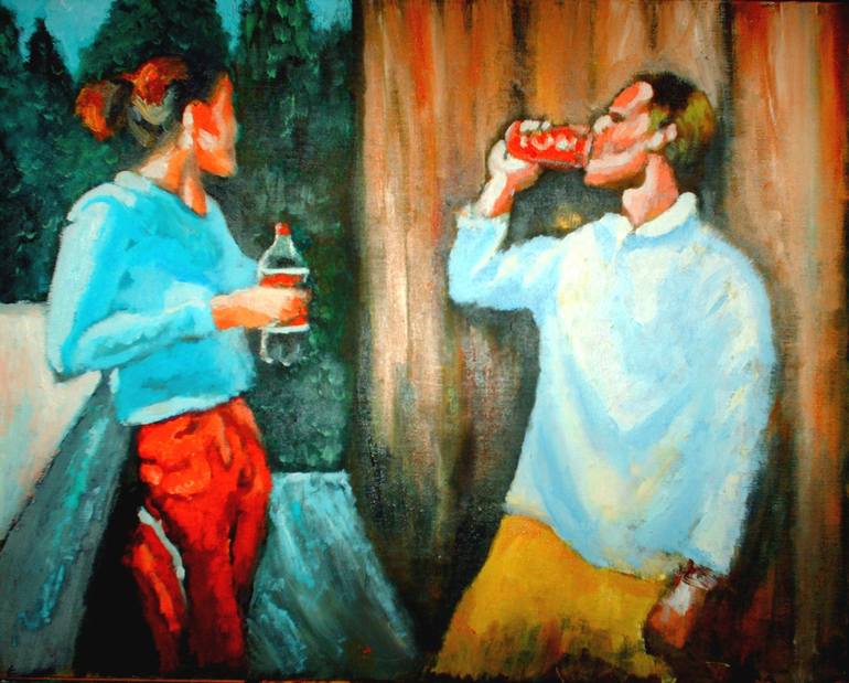 Soda Time Painting by Artist Anthony Flake | Saatchi Art