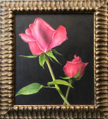 Original Realism Floral Paintings by georgina love