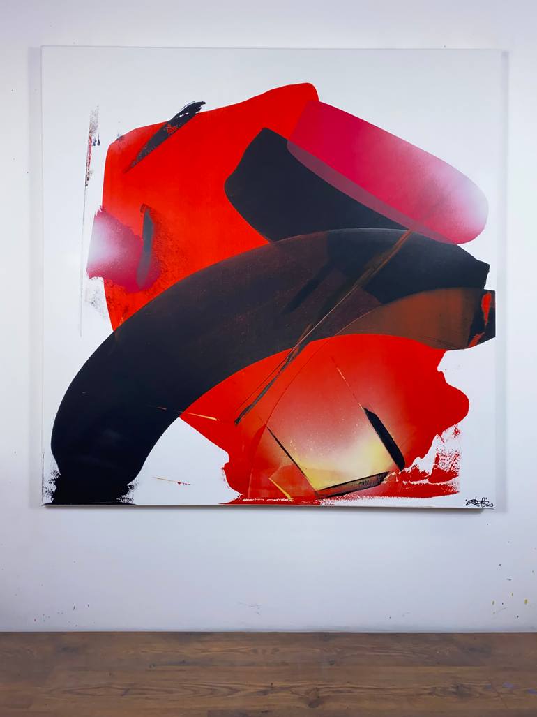 Original Contemporary Abstract Painting by Parscha Mirghawameddin