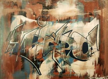 Print of Abstract Graffiti Paintings by Parscha Mirghawameddin