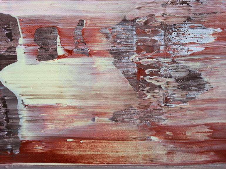 Original Abstract Expressionism Abstract Painting by Parscha Mirghawameddin