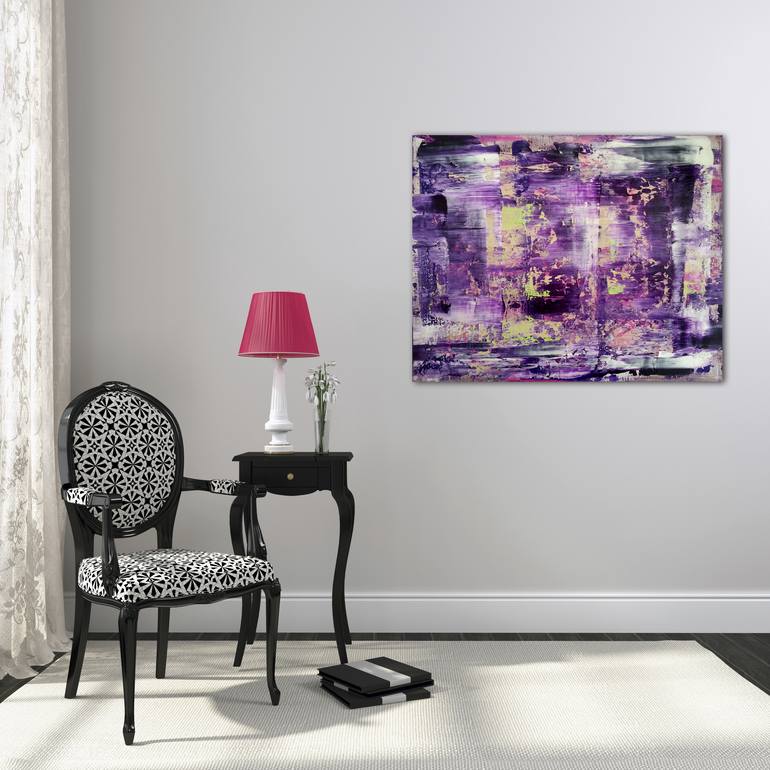 Original Abstract Painting by Parscha Mirghawameddin