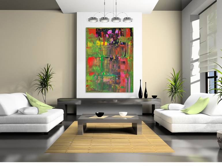 Original Abstract Painting by Parscha Mirghawameddin