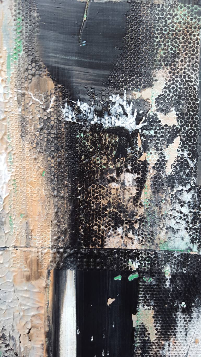 Original Abstract Expressionism Abstract Painting by Parscha Mirghawameddin